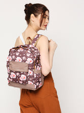 Load image into Gallery viewer, CRAYTON Floral Design Backpack with Pouch