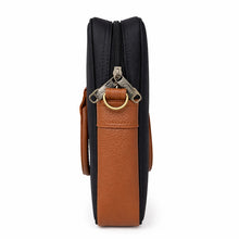 Load image into Gallery viewer, CRAYTON Men Messenger Bag in Black and Tan