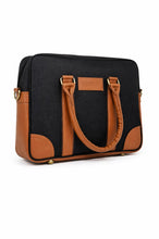 Load image into Gallery viewer, CRAYTON Men Messenger Bag in Black and Tan
