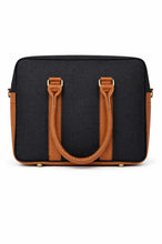 Load image into Gallery viewer, CRAYTON Men Messenger Bag in Black and Tan