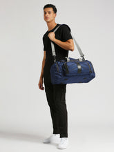 Load image into Gallery viewer, CRAYTON Unisex Blue Travel Duffel Bag