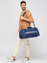 Load image into Gallery viewer, CRAYTON Unisex Blue Travel Duffel Bag