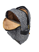 Load image into Gallery viewer, CRAYTON Black and White Geometric Design Backpack with Pouch