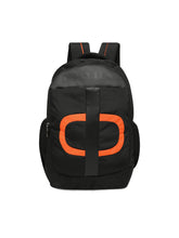 Load image into Gallery viewer, CRAYTON Unisex Black Laptop Backpack with Compression Straps