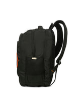 Load image into Gallery viewer, CRAYTON Unisex Black Laptop Backpack with Compression Straps