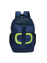 Load image into Gallery viewer, CRAYTON Unisex Blue Laptop Backpack with Compression Straps