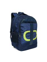 Load image into Gallery viewer, CRAYTON Unisex Blue Laptop Backpack with Compression Straps