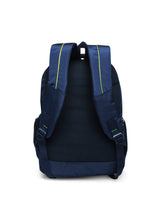 Load image into Gallery viewer, CRAYTON Unisex Blue Laptop Backpack with Compression Straps