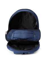 Load image into Gallery viewer, CRAYTON Unisex Blue Laptop Backpack with Compression Straps