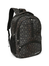 Load image into Gallery viewer, CRAYTON Black and Golden Geometric Design Backpack