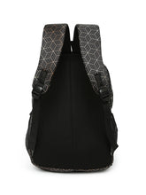 Load image into Gallery viewer, CRAYTON Black and Golden Geometric Design Backpack