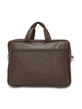 Load image into Gallery viewer, Crayton Office Laptop Vegan Leather Executive Bag in Brown Colour