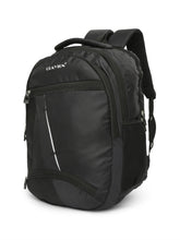 Load image into Gallery viewer, CRAYTON Black Backpack with Padded Laptop Compartment