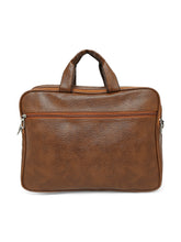 Load image into Gallery viewer, Crayton Office Laptop Vegan Leather Executive Formal Laptop & MacBook Messenger/Office/Travel Bag for Men Women with Multiple compartments