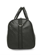Load image into Gallery viewer, CRAYTON Medium Textured Vegan Leather Gym Duffel Bag in Black