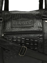Load image into Gallery viewer, CRAYTON Medium Textured Vegan Crocodile Leather Gym Duffel Bag