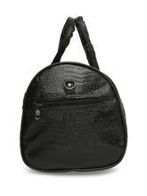 Load image into Gallery viewer, CRAYTON Medium Textured Vegan Crocodile Leather Gym Duffel Bag