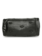 Load image into Gallery viewer, CRAYTON Medium Textured Vegan Crocodile Leather Gym Duffel Bag