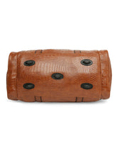 Load image into Gallery viewer, CRAYTON Medium Textured Vegan Crocodile Leather Gym Duffel Bag