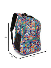 Load image into Gallery viewer, CRAYTON Multicolour Geometric Design Backpack