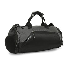 Load image into Gallery viewer, Crayton Duffel Gym Bag in Grey and Black