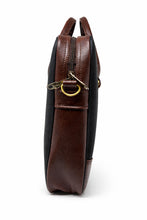 Load image into Gallery viewer, CRAYTON Men Messenger Bag in Black and Brown