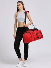 Load image into Gallery viewer, CRAYTON Unisex Red Travel Duffel Bag