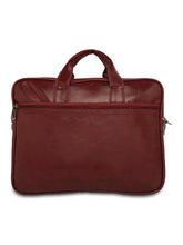 Load image into Gallery viewer, CRAYTON Unisex Maroon Laptop Messenger Bag