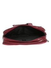 Load image into Gallery viewer, CRAYTON Unisex Maroon Laptop Messenger Bag