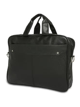Load image into Gallery viewer, Crayton Office Laptop Vegan Leather Executive Messenger Bag in Black Colour