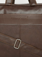 Load image into Gallery viewer, Crayton Office Laptop Vegan Leather Executive Bag in Brown Colour