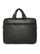 Load image into Gallery viewer, Crayton Office Laptop Vegan Leather Executive Bag in Black Colour