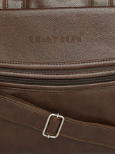 Load image into Gallery viewer, Crayton Office Laptop Vegan Leather Executive Messenger Bag in Brown Colour