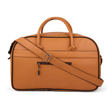 Load image into Gallery viewer, Crayton Tan Weekender Duffel Bag – Sleek. Stylish. Spacious