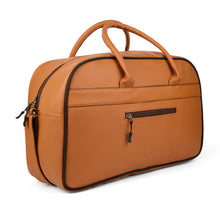 Load image into Gallery viewer, Crayton Tan Weekender Duffel Bag – Sleek. Stylish. Spacious