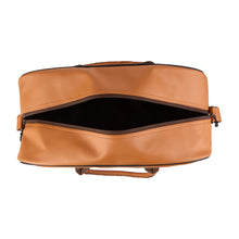 Load image into Gallery viewer, Crayton Tan Weekender Duffel Bag – Sleek. Stylish. Spacious