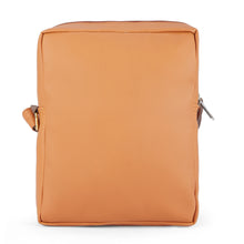 Load image into Gallery viewer, CRAYTON Unisex TAN Sling Bag for Travel, Passport Holder