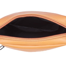 Load image into Gallery viewer, CRAYTON Unisex TAN Sling Bag for Travel, Passport Holder
