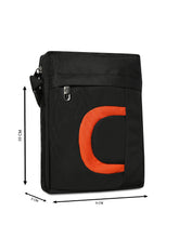 Load image into Gallery viewer, CRAYTON Unisex Black Sling or Side Bag