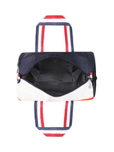 Load image into Gallery viewer, Crayton Duffel Gym Bag in Blue, Red and White