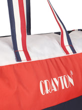 Load image into Gallery viewer, Crayton Duffel Gym Bag in Blue, Red and White