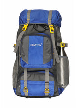 Load image into Gallery viewer, Crayton 55Ltr Haversack Rucksack Trekking Travel Backpack Bag for Camping in Blue