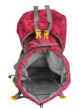 Load image into Gallery viewer, Crayton 55Ltr Haversack Rucksack Trekking Travel Backpack Bag for Camping in Red