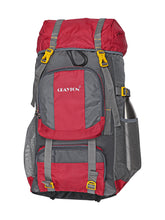 Load image into Gallery viewer, Crayton 55Ltr Haversack Rucksack Trekking Travel Backpack Bag for Camping in Red
