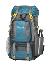Load image into Gallery viewer, Crayton 55Ltr Haversack Rucksack Trekking Travel Backpack Bag for Camping in Teal Blue