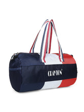Load image into Gallery viewer, Crayton Duffel Gym Bag in Blue, Red and White