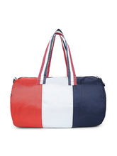 Load image into Gallery viewer, Crayton Duffel Gym Bag in Blue, Red and White