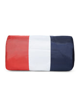 Load image into Gallery viewer, Crayton Duffel Gym Bag in Blue, Red and White