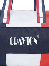 Load image into Gallery viewer, Crayton Duffel Gym Bag in Blue, Red and White