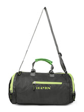 Load image into Gallery viewer, Crayton Duffel Gym Bag in Grey and Green